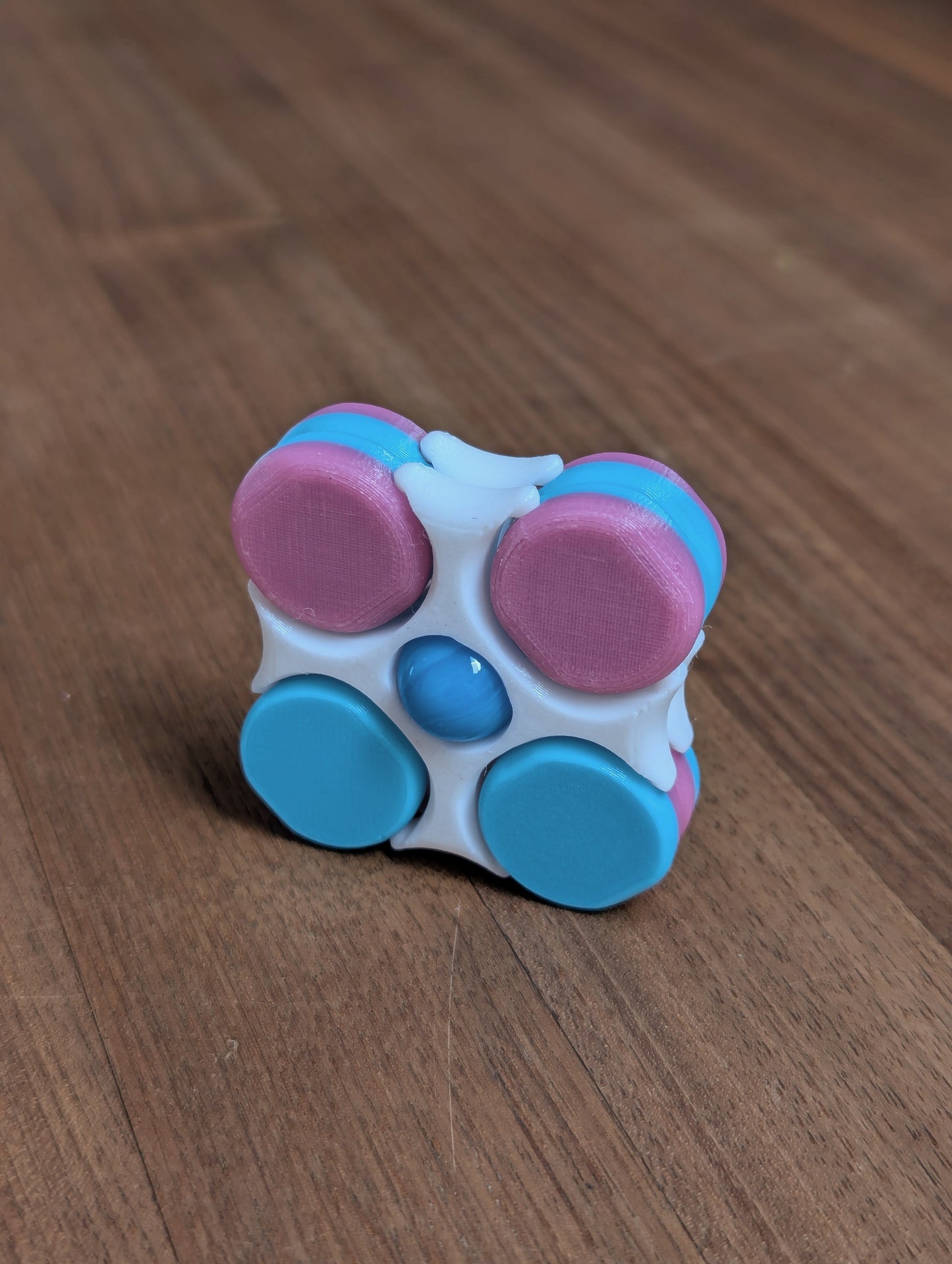 LodeStones Fidget Pair: Bubble Gum (3D printed PETG)