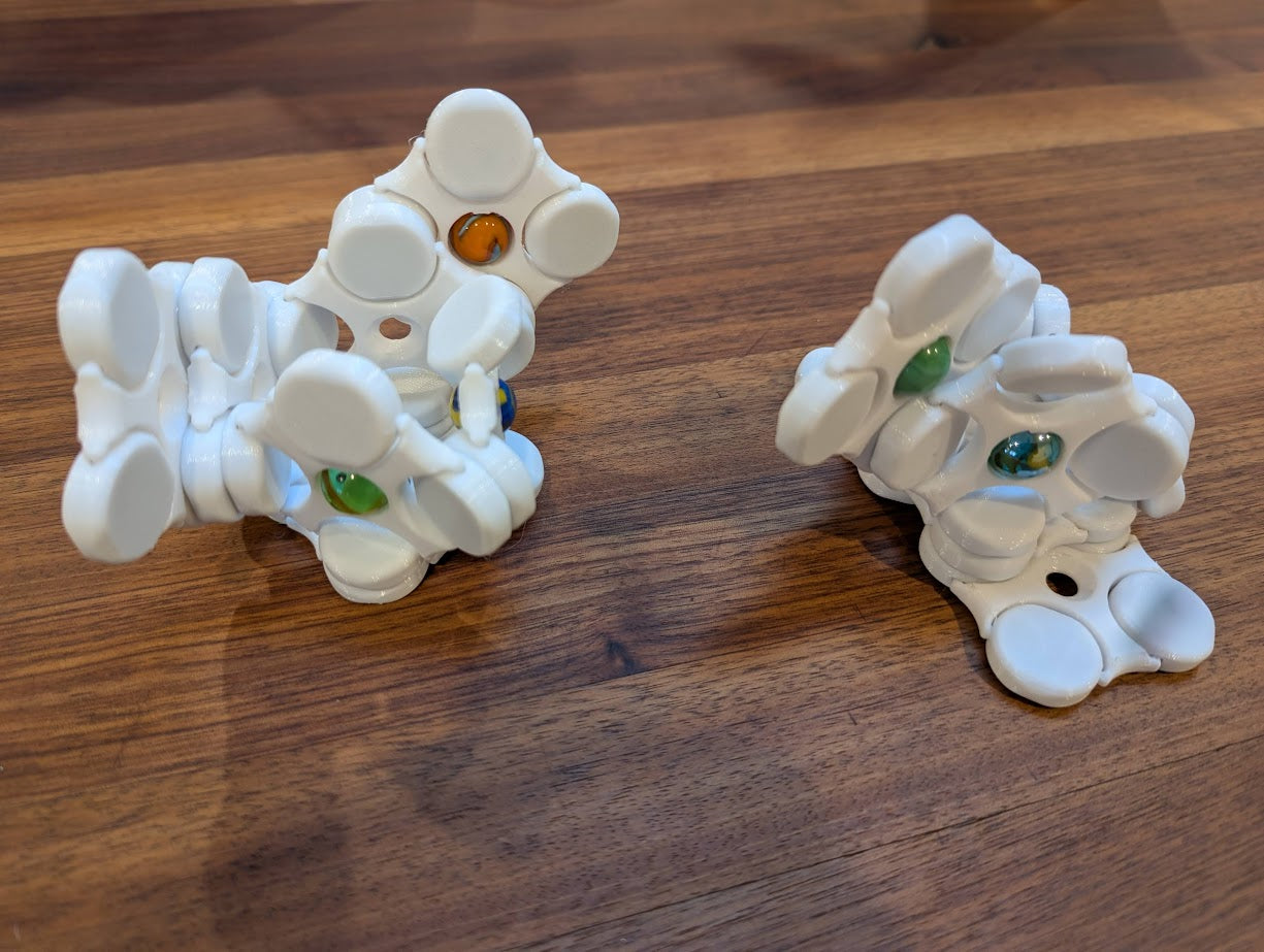 LodeStones Fidget Pair: Cobra (3D printed PETG)