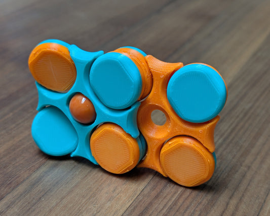 LodeStones Fidget Pair: Florida Man (3D printed PETG)