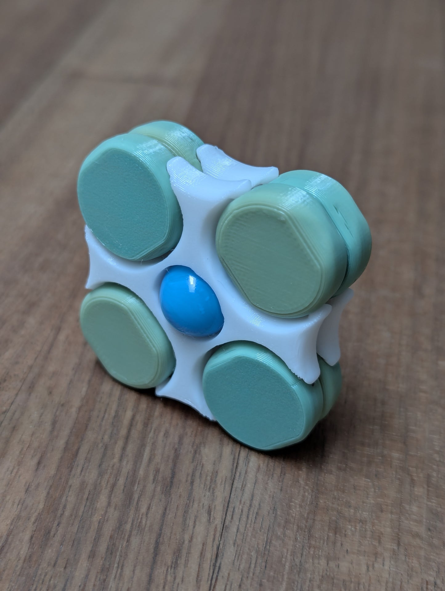 LodeStones Fidget Pair: SeaGlass Gradient Pastel (3D printed PETG)