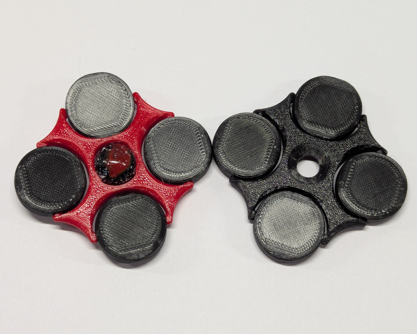 LodeStones Fidget Pair: Black Widow (3D printed PETG)